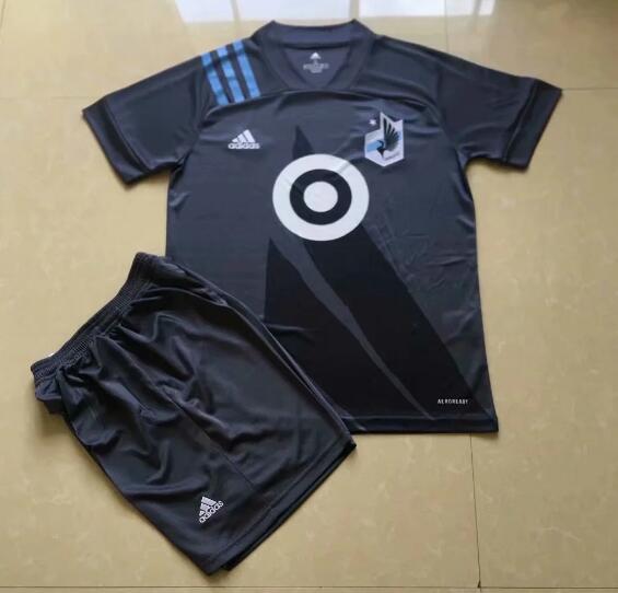 Kids Minnesota United FC Away Soccer Kits Shirt With Shorts 2020/21